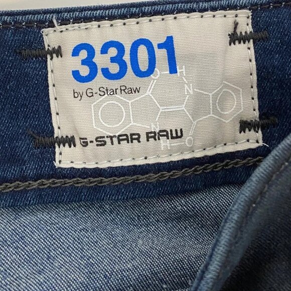 NWT G-Star 3301 Contour Skinny Glaze Dark Size 27 - Picture 6 of 12